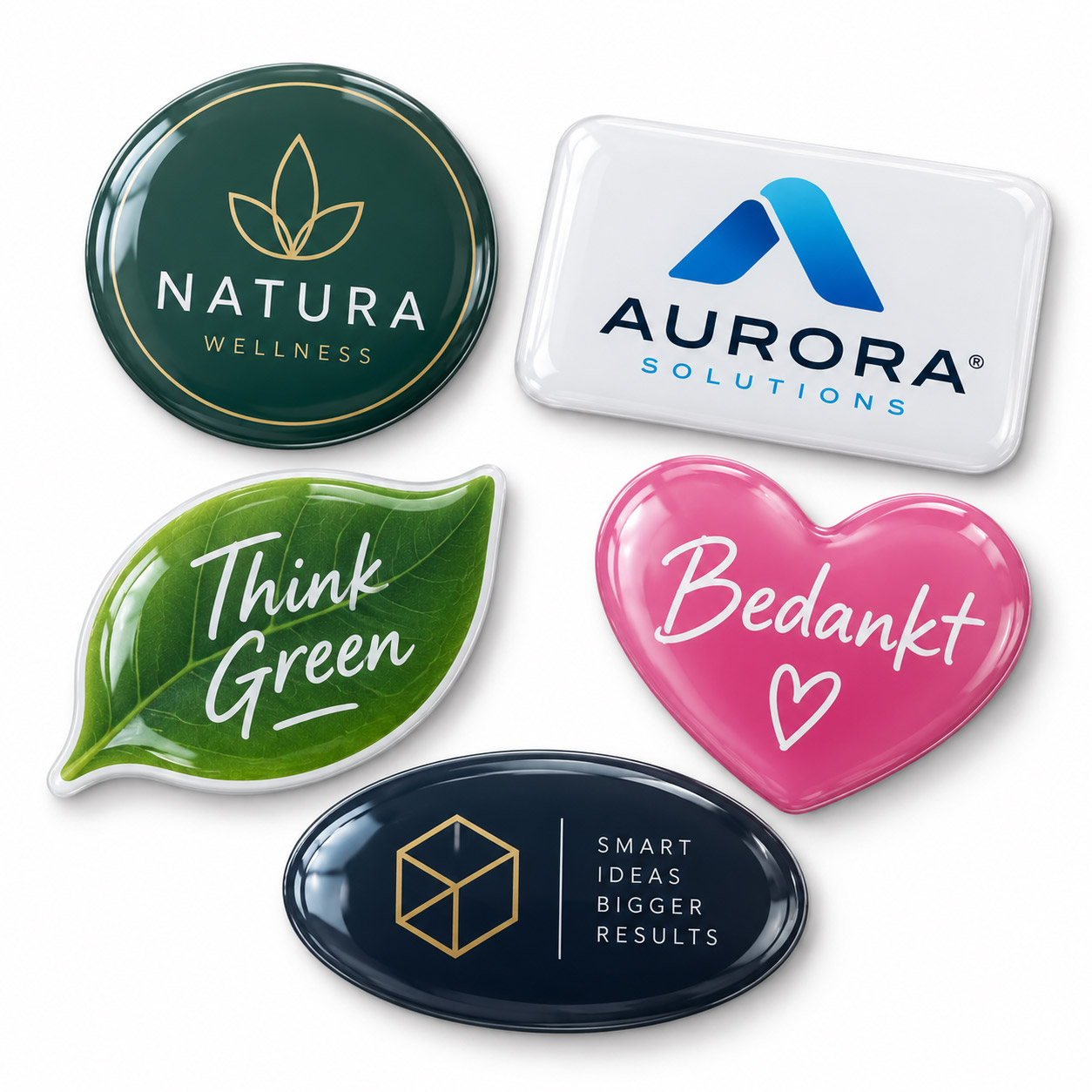 Doming stickers